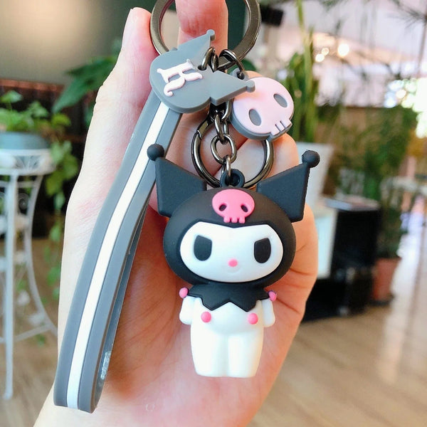 Planet Gates WJ046C5 Sanrio Hello Kitty My Melody Kuromi Cinnamoroll Kawaii Fashion Keychain Boy Girl Bag Pendant Cute Doll Child Toys Birthday Gifts