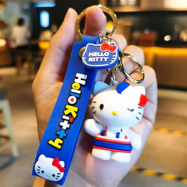Planet Gates WJ046C5 Sanrio Hello Kitty My Melody Kuromi Cinnamoroll Kawaii Fashion Keychain Boy Girl Bag Pendant Cute Doll Child Toys Birthday Gifts