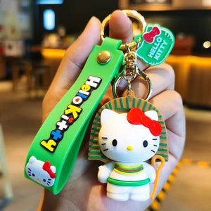 Planet Gates WJ046C5 Sanrio Hello Kitty My Melody Kuromi Cinnamoroll Kawaii Fashion Keychain Boy Girl Bag Pendant Cute Doll Child Toys Birthday Gifts