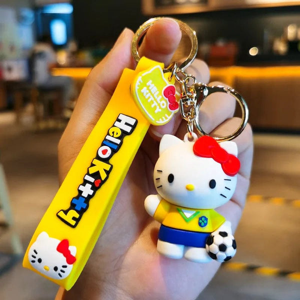 Planet Gates WJ046C5 Sanrio Hello Kitty My Melody Kuromi Cinnamoroll Kawaii Fashion Keychain Boy Girl Bag Pendant Cute Doll Child Toys Birthday Gifts