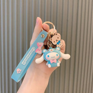 Planet Gates WJ046C5 Sanrio Hello Kitty My Melody Kuromi Cinnamoroll Kawaii Fashion Keychain Boy Girl Bag Pendant Cute Doll Child Toys Birthday Gifts