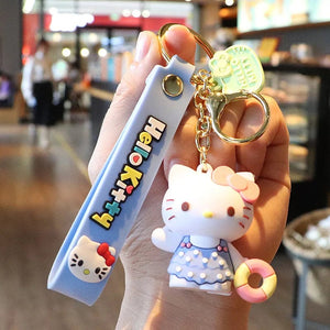 Planet Gates WJ046C5 Sanrio Hello Kitty My Melody Kuromi Cinnamoroll Kawaii Fashion Keychain Boy Girl Bag Pendant Cute Doll Child Toys Birthday Gifts