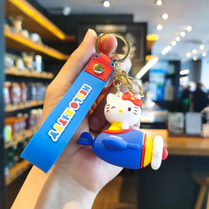 Planet Gates WJ046C5 Sanrio Hello Kitty My Melody Kuromi Cinnamoroll Kawaii Fashion Keychain Boy Girl Bag Pendant Cute Doll Child Toys Birthday Gifts