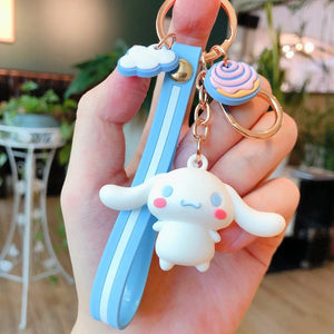 Planet Gates WJ046C5 Sanrio Hello Kitty My Melody Kuromi Cinnamoroll Kawaii Fashion Keychain Boy Girl Bag Pendant Cute Doll Child Toys Birthday Gifts