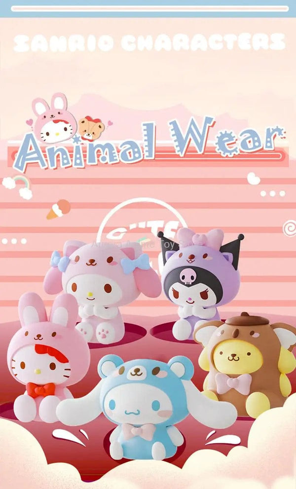 Planet Gates WJ046C5 Sanrio Hello Kitty My Melody Kuromi Cinnamoroll Kawaii Fashion Keychain Boy Girl Bag Pendant Cute Doll Child Toys Birthday Gifts