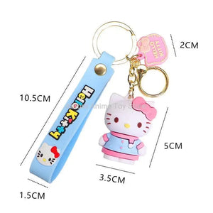 Planet Gates WJ046C5 Sanrio Hello Kitty My Melody Kuromi Cinnamoroll Kawaii Fashion Keychain Boy Girl Bag Pendant Cute Doll Child Toys Birthday Gifts