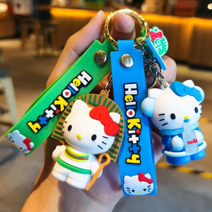 Planet Gates WJ046C5 Sanrio Hello Kitty My Melody Kuromi Cinnamoroll Kawaii Fashion Keychain Boy Girl Bag Pendant Cute Doll Child Toys Birthday Gifts