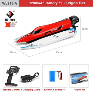 Planet Gates WL915-A 45KM R WLtoys WL916 WL915-A RC Boat 2.4Ghz 55KM/H Brushless High Speed Racing Ship 2200mAh Remote Control Speedboat Toys For Adults