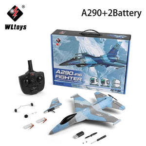 Planet Gates Wltoys A290 F16 3CH RC Airplane 2.4G Remote Control Fixed Wing Drone A200 RC Airctaft Landing Glider Planes Model Foam Toys Boy