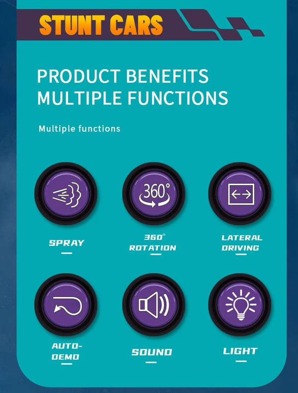 Planet Gates WLtoys F1 RC Drift Car With Music Led Lights 2.4G Glove Gesture Radio Remote Control Spray Stunt Cars 4WD Electric Children Toys