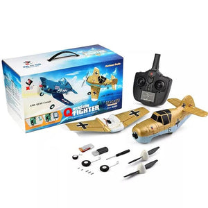 Planet Gates WLtoys F4U A500 4Ch 6G/3D Stunt Plane Six Axis Stability Remote Control Airplane Electric RC Aircraft Drone Outdoor Toys