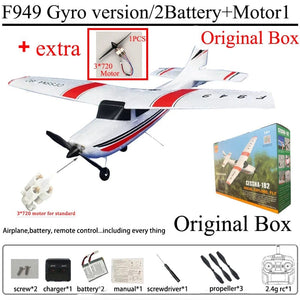Planet Gates WLtoys F949 2.4G 3D6G 3Ch RC Airplane Fixed Wing Plane Outdoor Toys Drone RTF Upgrade Version Digital Servo F949S With Gyroscope