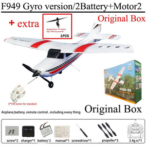 Planet Gates WLtoys F949 2.4G 3D6G 3Ch RC Airplane Fixed Wing Plane Outdoor Toys Drone RTF Upgrade Version Digital Servo F949S With Gyroscope