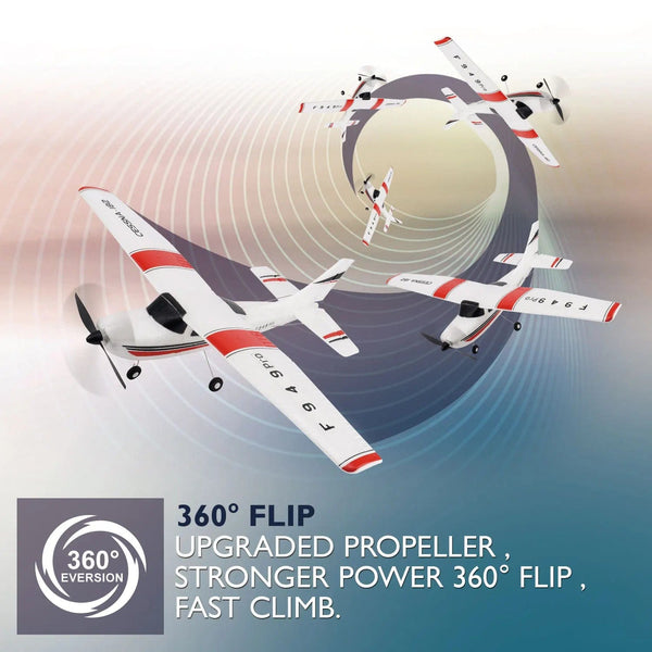 Planet Gates WLtoys F949 2.4G 3D6G 3Ch RC Airplane Fixed Wing Plane Outdoor Toys Drone RTF Upgrade Version Digital Servo F949S With Gyroscope