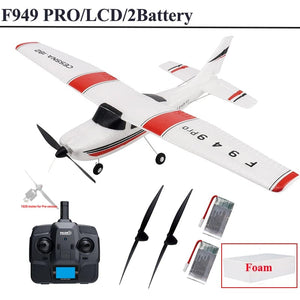 Planet Gates WLtoys F949 2.4G 3D6G 3Ch RC Airplane Fixed Wing Plane Outdoor Toys Drone RTF Upgrade Version Digital Servo F949S With Gyroscope