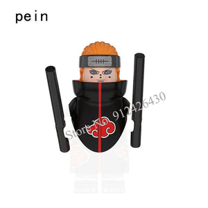Planet Gates wm2088 Narutoe Sasuke Kakashi Akatsuki bricks Building Blocks Anime cartoon blocks Action Figures Heads Assembly Toys kids Christma toy