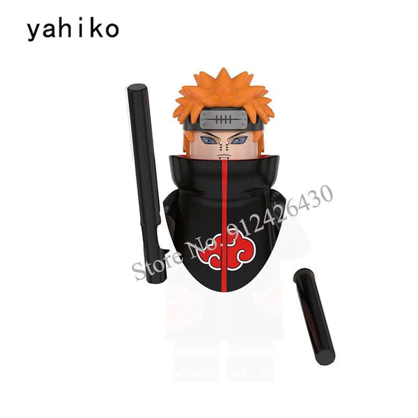 Planet Gates wm2089 Narutoe Sasuke Kakashi Akatsuki bricks Building Blocks Anime cartoon blocks Action Figures Heads Assembly Toys kids Christma toy