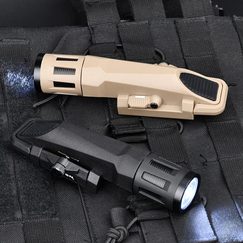 Planet Gates WML Long Tactical Flashlight Hunting Scout Pistol Gun Rifl Accessory Constant-on/Momentary-on/Strobe Fit 20MM Picatinny Rail