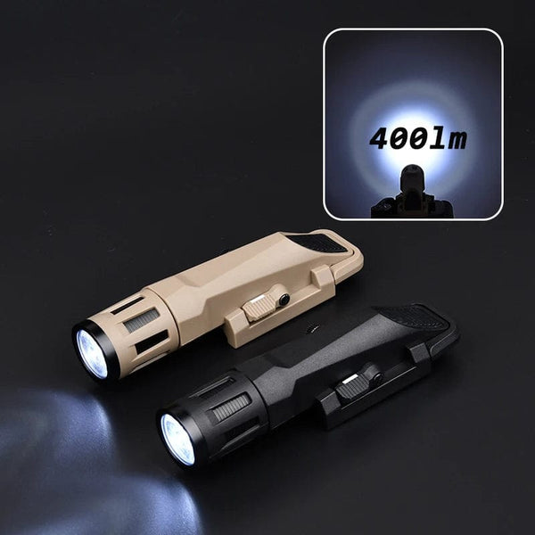 Planet Gates WML Long Tactical Flashlight Hunting Scout Pistol Gun Rifl Accessory Constant-on/Momentary-on/Strobe Fit 20MM Picatinny Rail