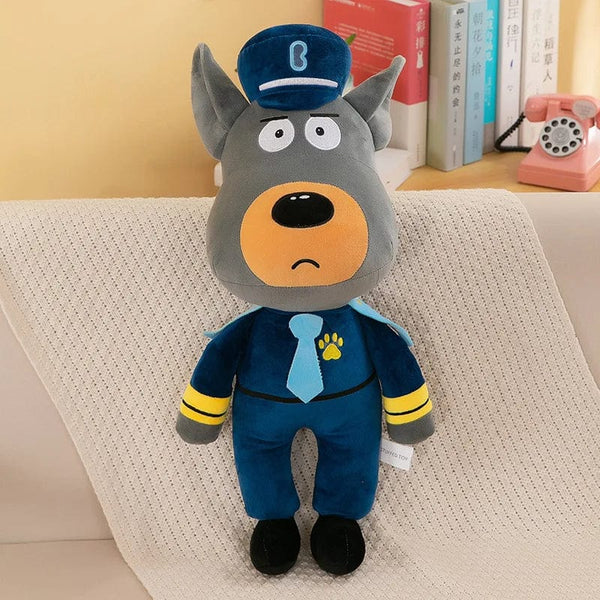 Planet Gates Wolf 30cm Sheriff Labrador Dog Plush Toy Doll Anime Security Sergeant Labrador Wolf Dog Plush Stuffed Toys Birthday Xmas Gifts