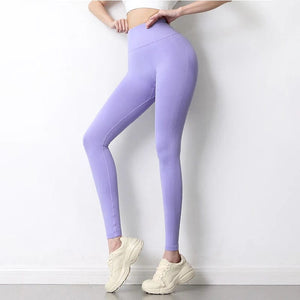 Planet Gates Women Gym Yoga Seamless Pants Sports Clothes Stretchy High Waist Athletic Exercise Fitness Leggings Activewear Pants