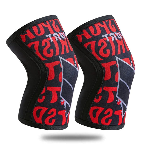 Planet Gates Women Men Teens 7mm Neoprene Sport Knee Pads Compression Weightlifting Pressured Crossfit Training Knee Pads Support Custom Logo
