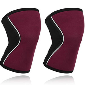 Planet Gates Women Men Teens 7mm Neoprene Sport Knee Pads Compression Weightlifting Pressured Crossfit Training Knee Pads Support Custom Logo