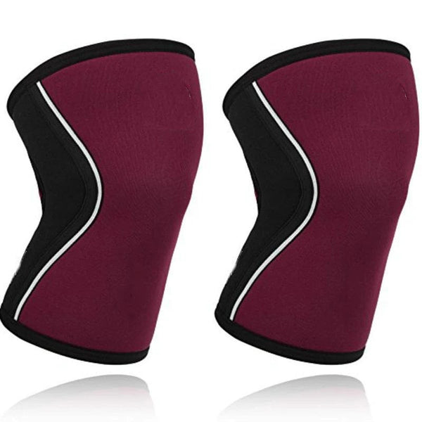 Planet Gates Women Men Teens 7mm Neoprene Sport Knee Pads Compression Weightlifting Pressured Crossfit Training Knee Pads Support Custom Logo