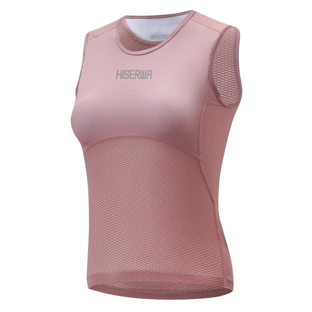 Planet Gates Women's Cycling Vest Mesh Breathable Quick Dry Cycling Base Layers Outdoors Sport Bicycle Sleeveless Underwear Road Bike Jersey