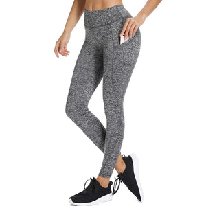 Planet Gates Women's Sports Pants 3/4 Gym Sport Woman Tights Casual Cropped Female Leggings For Fitness Women Yoga Pants with Side Pockets
