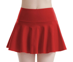 Planet Gates Women's Tennis Culottes High Waist Pocket Fitness Skirt Training Athletic Running Yoga Sports Shorts Lining Girl Anti-emptied