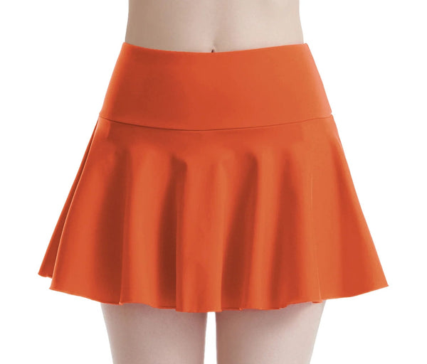 Planet Gates Women's Tennis Culottes High Waist Pocket Fitness Skirt Training Athletic Running Yoga Sports Shorts Lining Girl Anti-emptied