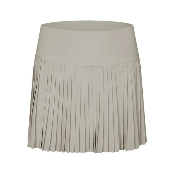 Planet Gates Women Sports Tennis Skirts High Waist Tights Yoga Tennis Shorts Dress With Pockets Pleated Pocket Skirt Anti-Exhaust Quick Dry