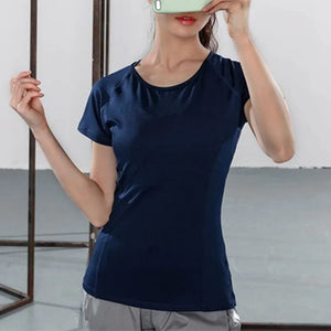 Planet Gates Women Summer T Shirts Slim Fit For Sports Fitness Yoga Short Sleeve Yoga Top Mesh Womens Gym Shirt Sport Wear