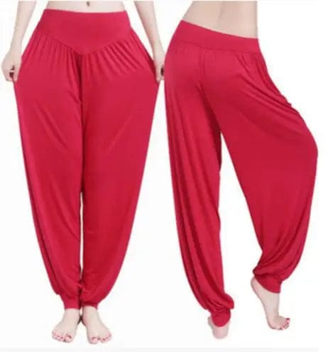 Planet Gates Women Yoga Pants Women Plus Size Sports Pants Yoga Leggings Colorful Bloomers Dance Yoga TaiChi Pants Modal WomenTrousers