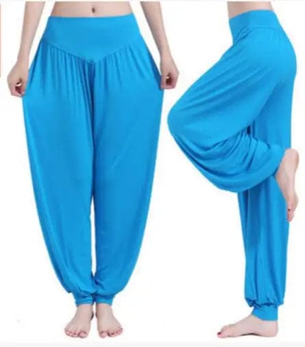 Planet Gates Women Yoga Pants Women Plus Size Sports Pants Yoga Leggings Colorful Bloomers Dance Yoga TaiChi Pants Modal WomenTrousers