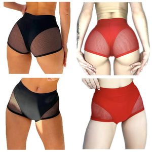 Planet Gates Womens Sexy Yoga Shorts High Waist Hollow Out Push Up Booty Shorts Leggings Fitness Workout Sports Shorts Nigh Clubwear