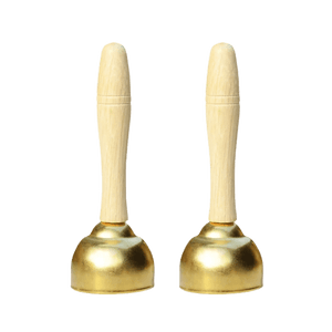 Planet Gates Wood handle Bell 70g Toddlers Early Education Castanet Sand Hammer Tambourine Kindergarten Orff Percussion Instrument Musical Toys for Baby 1pc