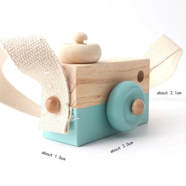 Planet Gates Wooden Fashion Camera Baby Toys Pendant Baby Block Montessori Toys for Children Wooden DIY Presents Nursing Gift Outdoor Toys