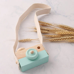 Planet Gates Wooden Fashion Camera Baby Toys Pendant Baby Block Montessori Toys for Children Wooden DIY Presents Nursing Gift Outdoor Toys