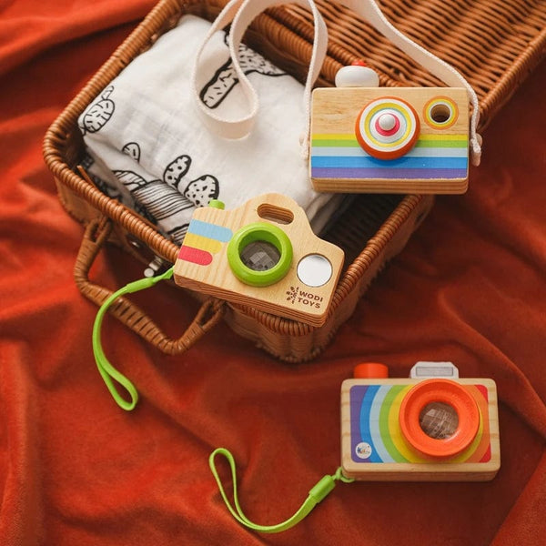 Planet Gates Wooden Fashion Camera Baby Toys Pendant Baby Block Montessori Toys for Children Wooden DIY Presents Nursing Gift Outdoor Toys