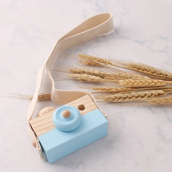 Planet Gates Wooden Fashion Camera Baby Toys Pendant Baby Block Montessori Toys for Children Wooden DIY Presents Nursing Gift Outdoor Toys