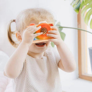 Planet Gates Wooden Fashion Camera Baby Toys Pendant Baby Block Montessori Toys for Children Wooden DIY Presents Nursing Gift Outdoor Toys