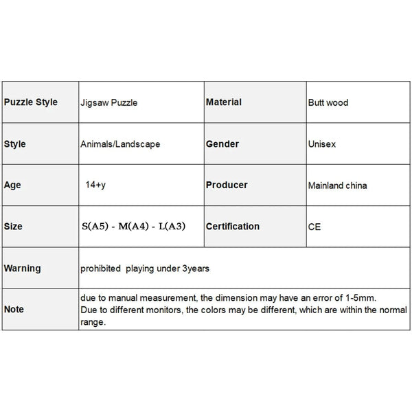 Planet Gates Wooden Puzzle Toys - Montessori - Irregular Wooden Puzzle - Adult 3D Puzzle - Children's Gifts - High difficulty Puzzle