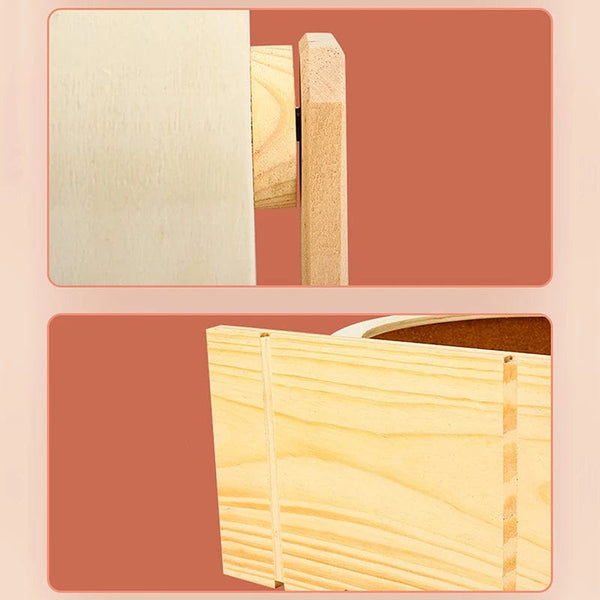 Planet Gates Wooden Running Wheel Training Silent Pet Supplies Gerbil Mice Rotatory Pig Cage Accessory Mute Roller Toy Hamster Wheel Exercise