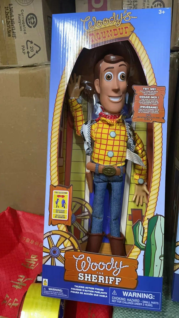 Planet Gates Woody Disney Toy Story 4 Anime Figure Talking Woody Buzz Jessie Rex Action Figures Model Decoration Collection christmas Toy Gifts