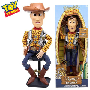 Planet Gates Woody Disney Toy Story 4 Anime Figure Talking Woody Buzz Jessie Rex Action Figures Model Decoration Collection christmas Toy Gifts