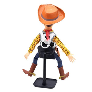 Planet Gates Woody Disney Toy Story 4 Anime Figure Talking Woody Buzz Jessie Rex Action Figures Model Decoration Collection christmas Toy Gifts