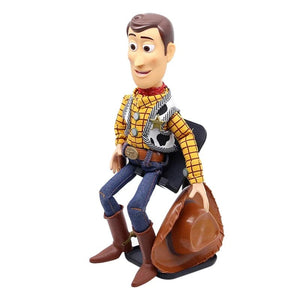 Planet Gates Woody Disney Toy Story 4 Anime Figure Talking Woody Buzz Jessie Rex Action Figures Model Decoration Collection christmas Toy Gifts