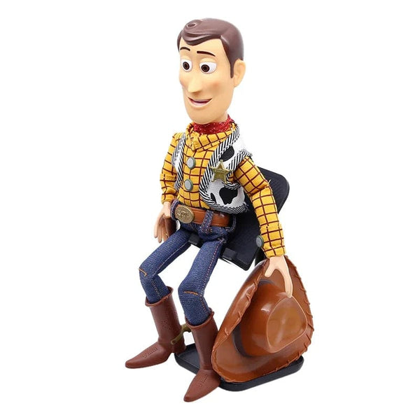 Planet Gates Woody Disney Toy Story 4 Anime Figure Talking Woody Buzz Jessie Rex Action Figures Model Decoration Collection christmas Toy Gifts
